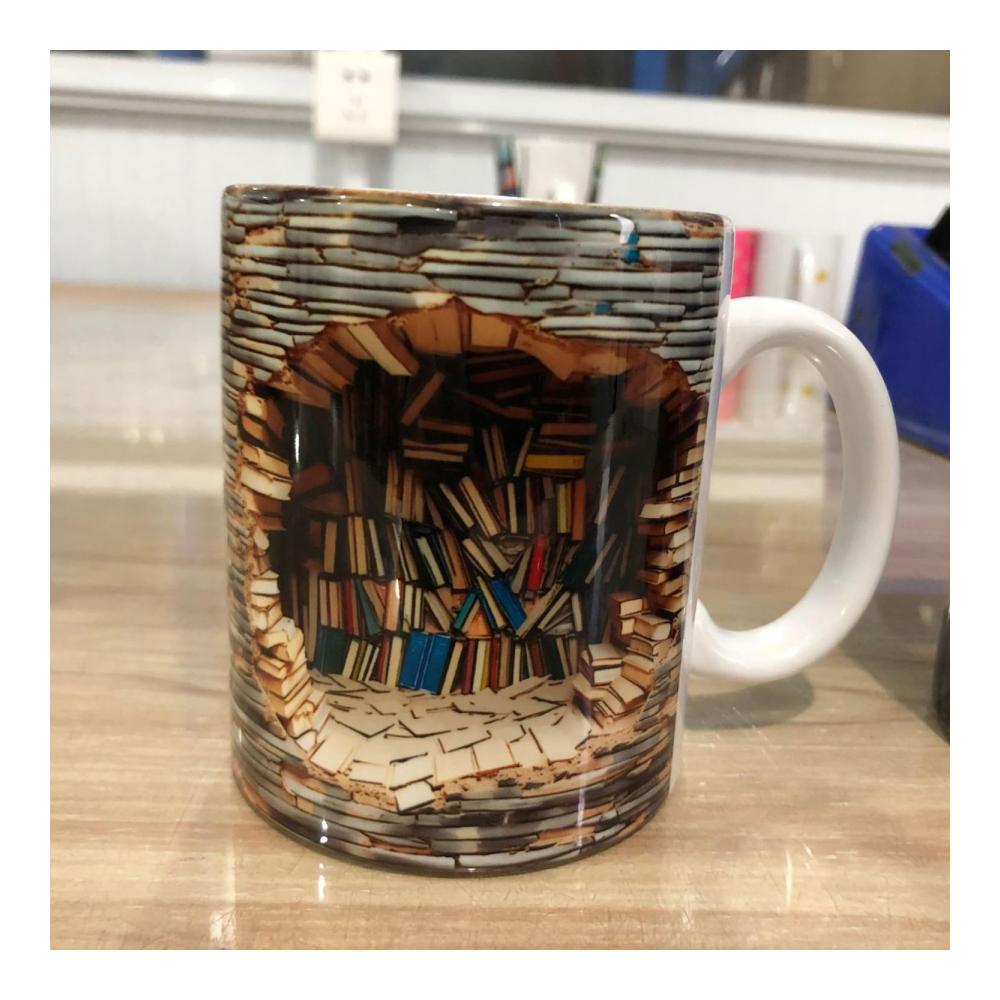 Entdecken Sie die Perfektion Teekannen für eine Tasse – Einzigartiges 3D-Bücherregal-Design für den Bücherliebhaber-Genuss und kreatives Raumambiente. Ideal für stilvolles Teetrinken
