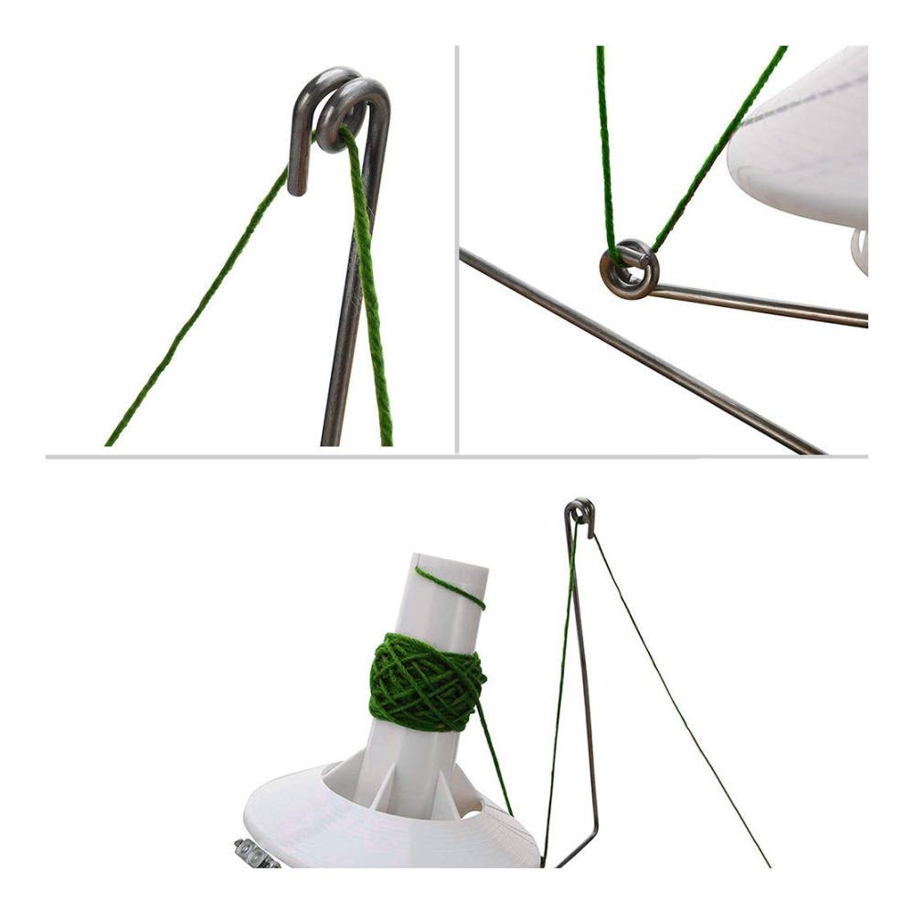 Entdecken Sie die Perfektion des Handwerks mit unserem Knäuelwickler - Needlecraft Jumbo-Metallgarn/Wolle Saiten/Faser-Kugelwickler handbetrieben 284 g - Erleben Sie müheloses Garnwickeln! Ideal für Stricken Hä