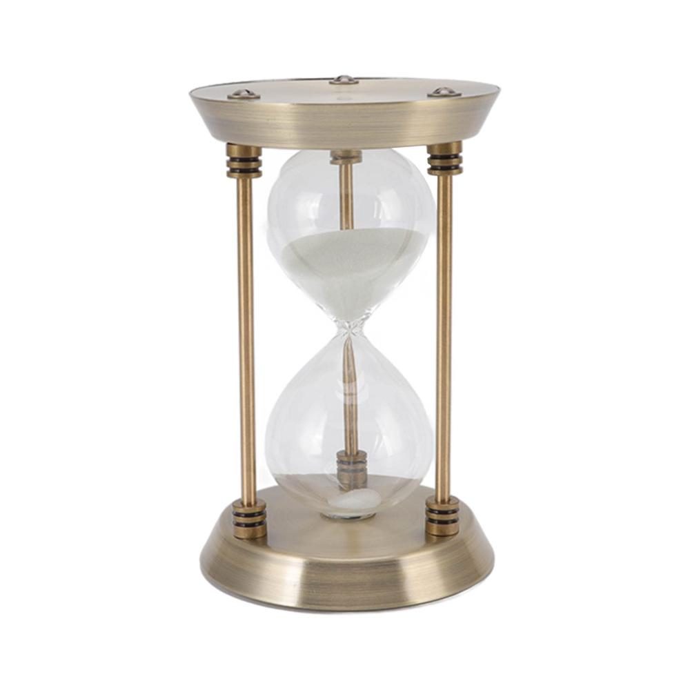 Entdecken Sie die Zeit mit Eleganz Eieruhren-Sanduhr aus hochwertigem Eisen und Glas 15 Minuten Timer stilvolles Heimdekor und Büro-Accessoire ideales Geschenk für jede Gelegenheit