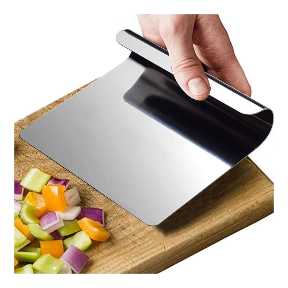 Entfesseln Sie Ihre Kochkreativität mit MaYuLa Edelstahl Spachtel - Vielseitiger Teigschneider Gemüseschaufel & Küchenhelfer für perfektes Backen & Kochen - Ideal für Obst Gemüse Brot & mehr