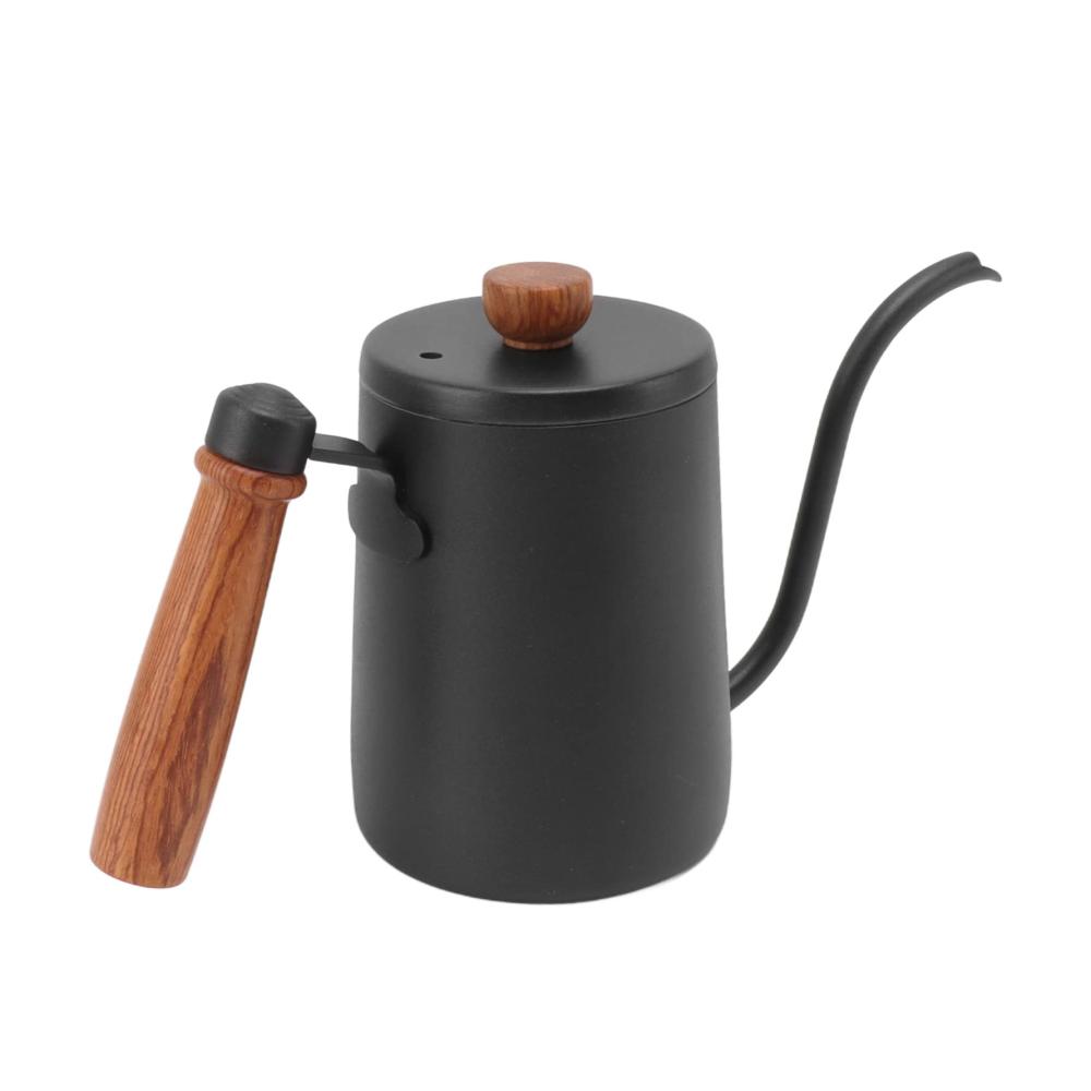 Genießen Sie perfekt gebrühten Kaffee - Edelstahl-Kaffeekessel mit Schwanenhalsauslauf für präzises Übergießen - Ideal für Kaffeemaschinen - 570 ml Kapazität