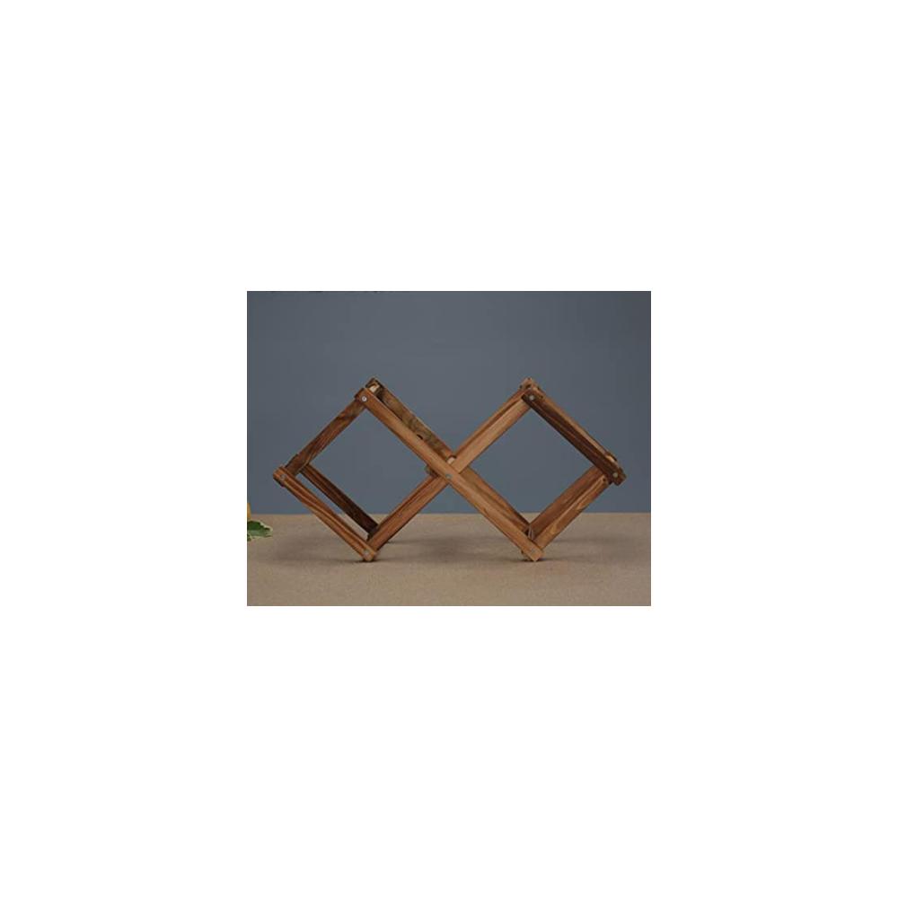 Entdecken Sie Eleganz mit unserem Klappbaren Weinregal aus Holz - Praktischer Weinhalter & Lagerregal für zu Hause - Stilvolles Präsentationsregal für Ihre edlen Tropfen - Organisieren Sie Ihren Haushalt mit diesem Alkoholregal in exquisiter Farbvielfalt 3 Varianten verfügbar - Platzsparend und funktional (2