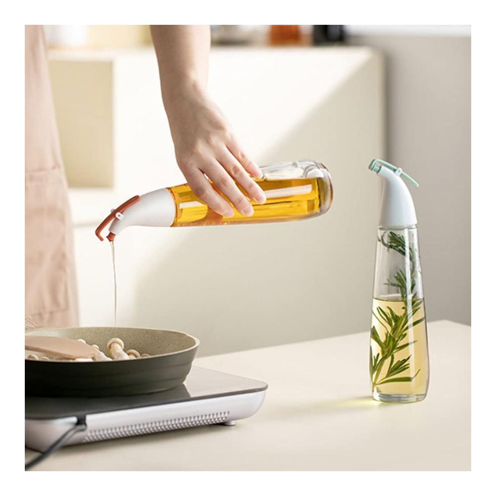 Transparente 250-ml-Gewürzflasche für Sojasauce und Öl - Vielseitig einsetzbar! Ideal für Küche und Tisch - Robust und praktisch - Farboption