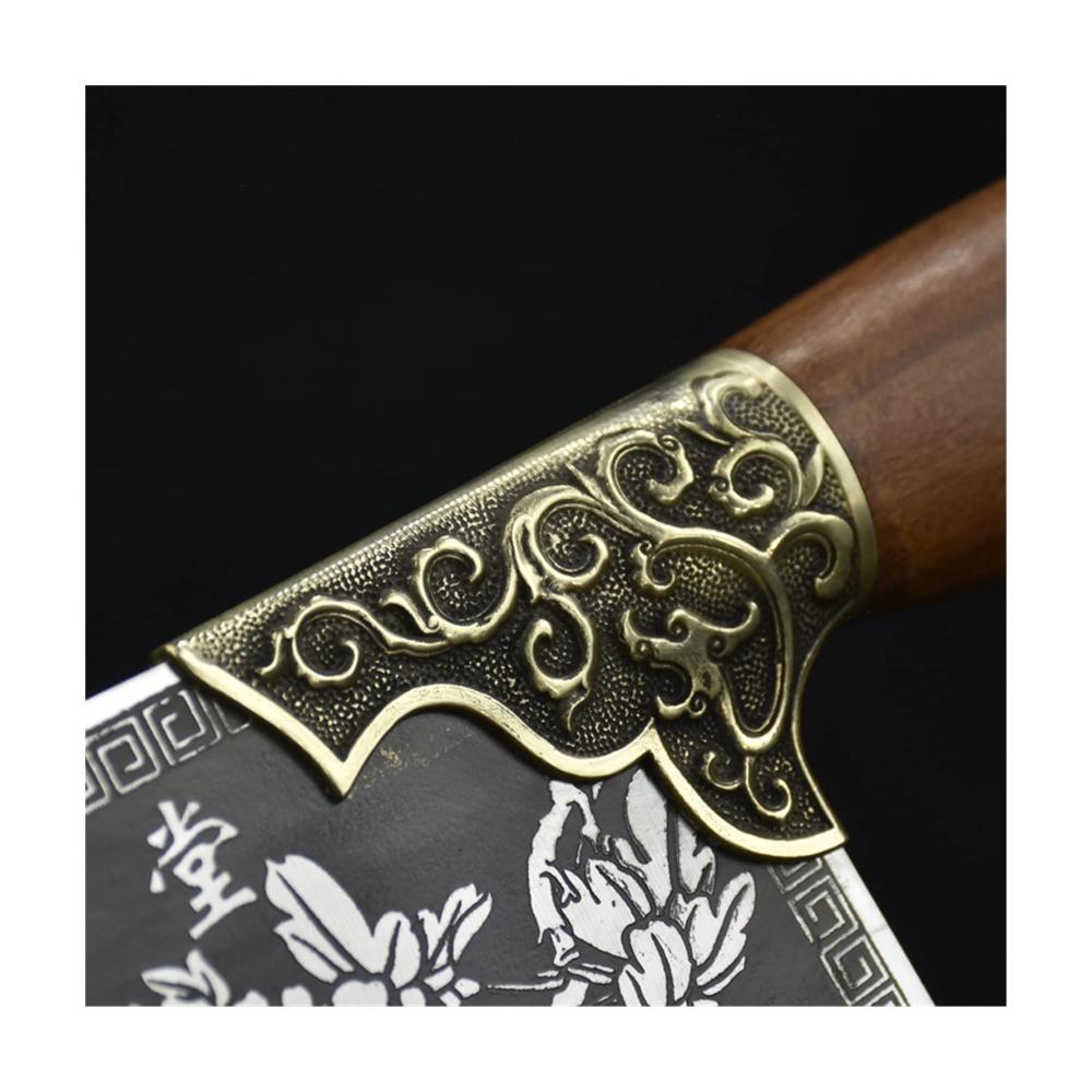 Handgefertigte Schmiedeküchenmesser Peony Venins 7.7 Zoll - Premium Küchenmesserset für präzises Schneiden - Inklusive Chopper Heißmesser Fleisch- und Geflügelwerkzeuge