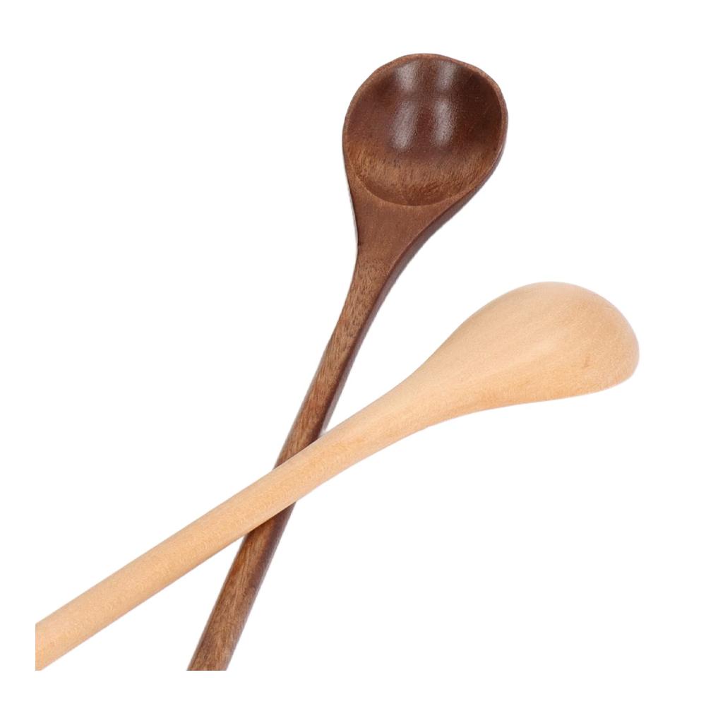 Entdecken Sie die Vielseitigkeit mit unserem 8-teiligen Kochlöffel-Set aus Buchenholz | Sichere Servierlöffel mit bequemen Griffen | Ideale Holzküchenutensilien für heiße und kalte Gerichte
