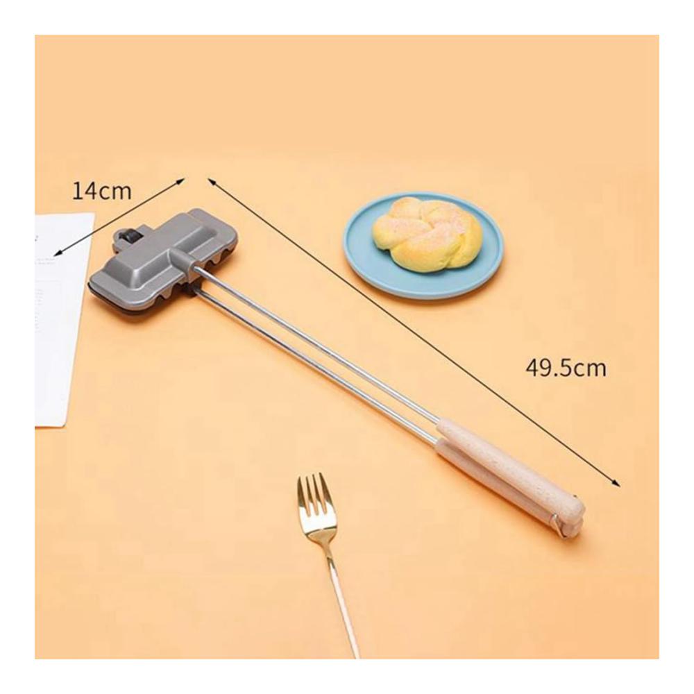 Entdecken Sie die Vielseitigkeit 1 Stück Grillpfanne aus Aluminiumlegierung - Abnehmbar und Antihaftbeschichtet für köstliche Frühstücksideen und knuspriges