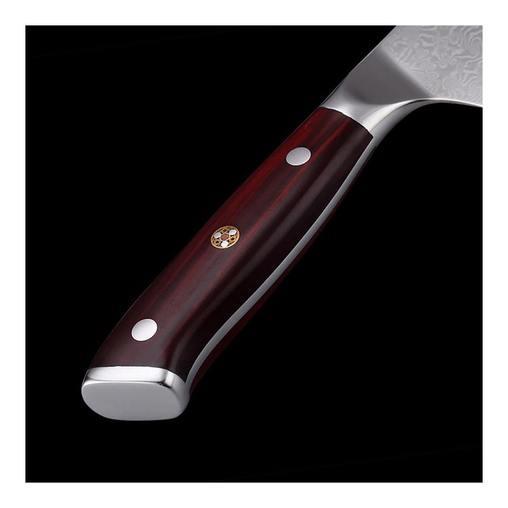 65-Zoll Profi Kochmesser aus 67-Lagen Damaszener Superstahl Aus10 - Ultra Scharfes Küchenmesser für Fleisch & Mehr Ergonomischer Griff
