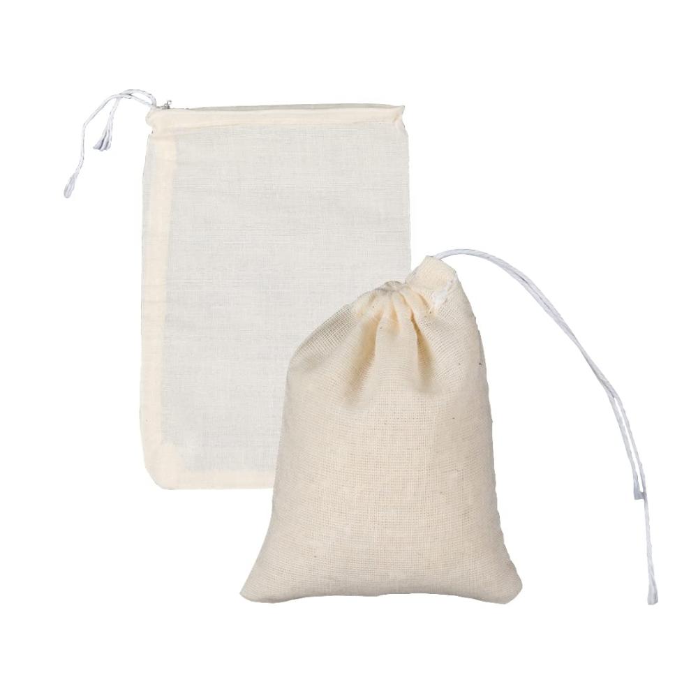 50 Stk. Baumwollbeutel mit Kordelzug | Vielseitige Verpackungen aus Baumwolle | Zuziehbeutel für Geschenke Schmuck und mehr | Nachhaltige Geschenkverpackung | Csirnto Baumwollsäckchen