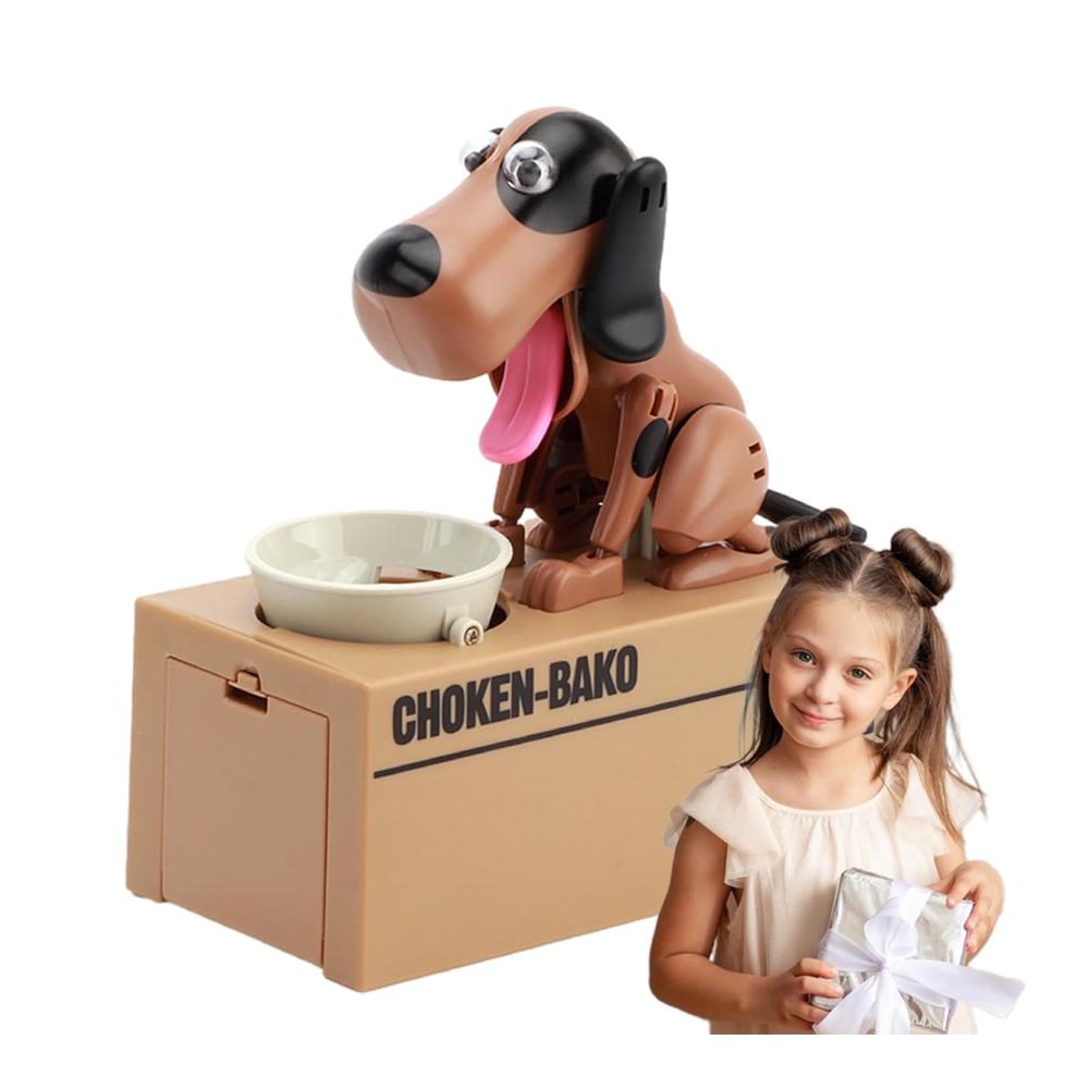 Interaktive Hund Sparbüchse | Lustige Münzsparbox für Kinder & Erwachsene | Dekoratives Wohnaccessoire und kreatives Spielzeug für Zuhause
