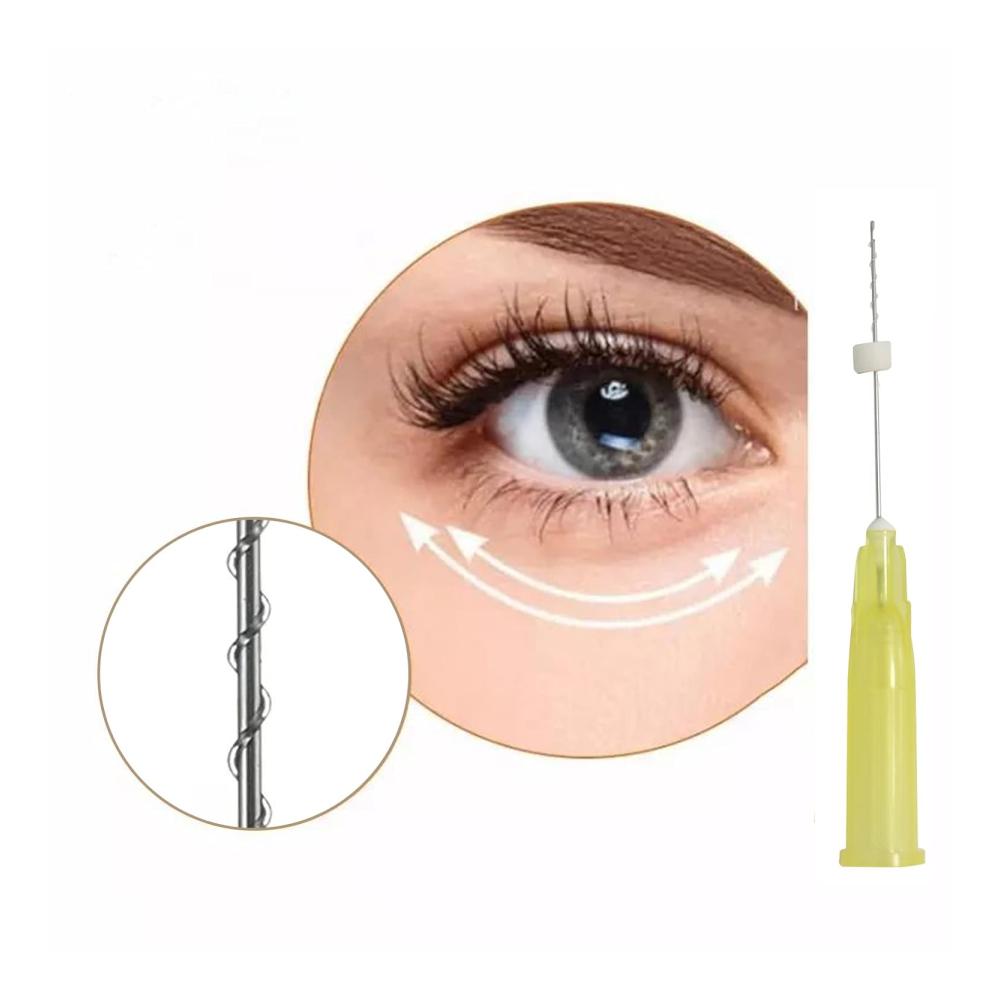Nähen Sie Ihr perfektes Aussehen mit PCL Threads Eye Lift Mono-Schraubentyp stumpf 30G25 mm 20 Stück - Innovatives Nähsystem für jugend