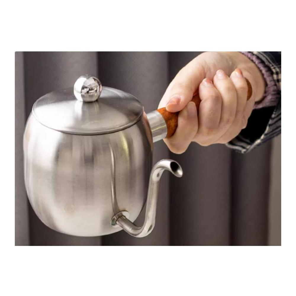 Espresso- & Mokkatassen Set | Premium Edelstahl Teekessel mit schmalem Auslauf | Tragbare Kaffeemaschine verhindert Verbrühungen | Hochwertige Tassen inkl