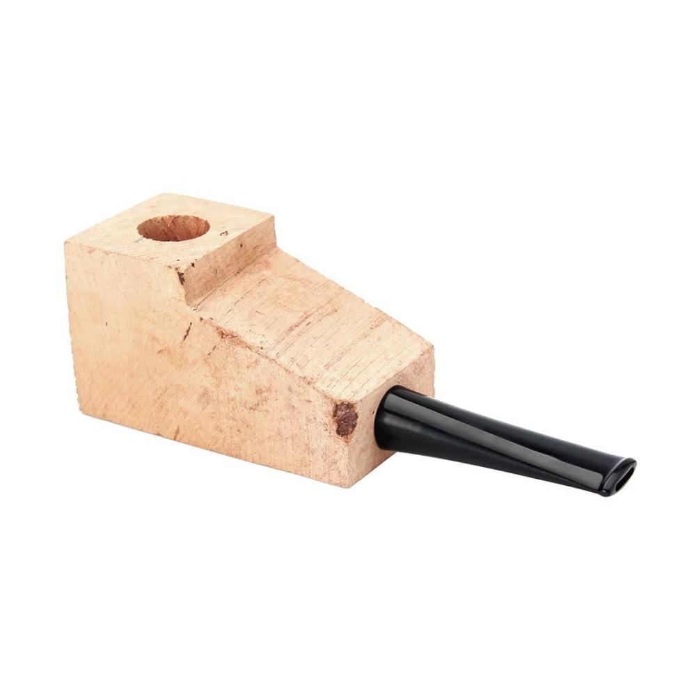 Entdecken Sie das ultimative Zigarrenzubehör Holzblock zum DIY-Schnitzen Ihrer individuellen Tabakpfeife! Perfekt vorgebohrt und bereit für ein einzigartiges Raucherlebnis. Formen Sie Ihre Lieblingsdesigns! AA0351