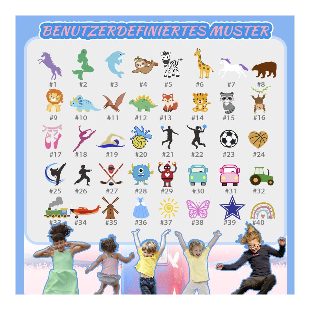 Premium Lunchbox für Kinder mit personalisierter Namensgravur | Auslaufsicher und BPA-frei | Brotdose mit Fächern für Schule und Kindergarten | 62 Muster zur Auswahl | Mädchen und Jungen | 1330ml Kapazität | Ideale Jausenbox für Kita und unterwegs