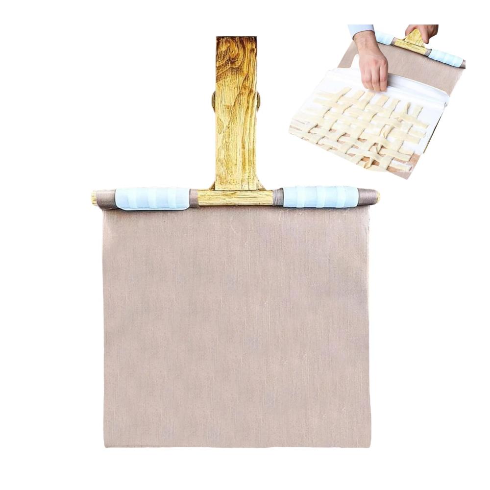 Erzielen Sie perfekte Pizzen Pizzasteine Pizzaschieber Set für Backofen und Grill | Holz-Pizzaschaufel | Ideal für knusprige Pizzen und Brote | 35x50 cm