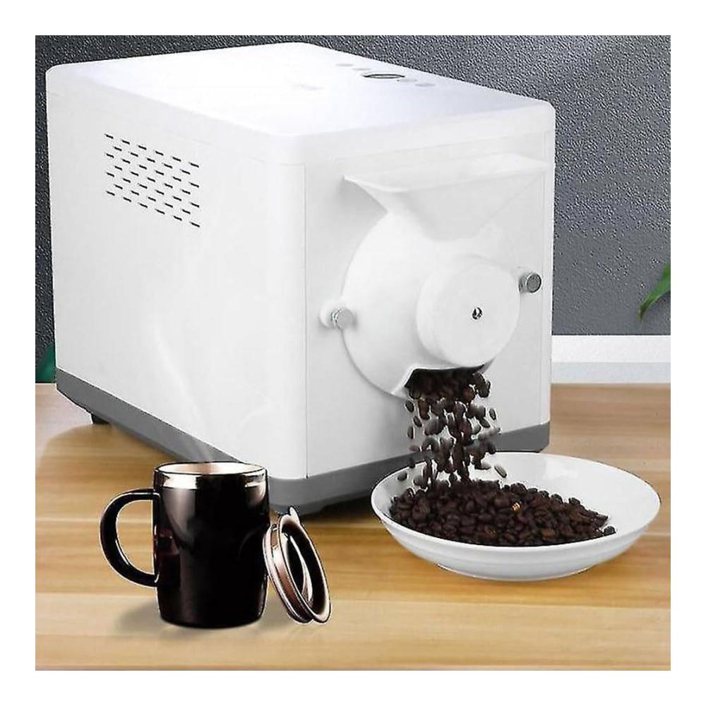 Genießen Sie frisch gerösteten Kaffee zu Hause! Elektrischer Kaffeeröster mit 1600 W Leistung einstellbarer Röstzeit von 30 bis 90 Minuten und 360° gleichmäßigem Rührbraten. Perfekt für hausgemachte Nussmischungen