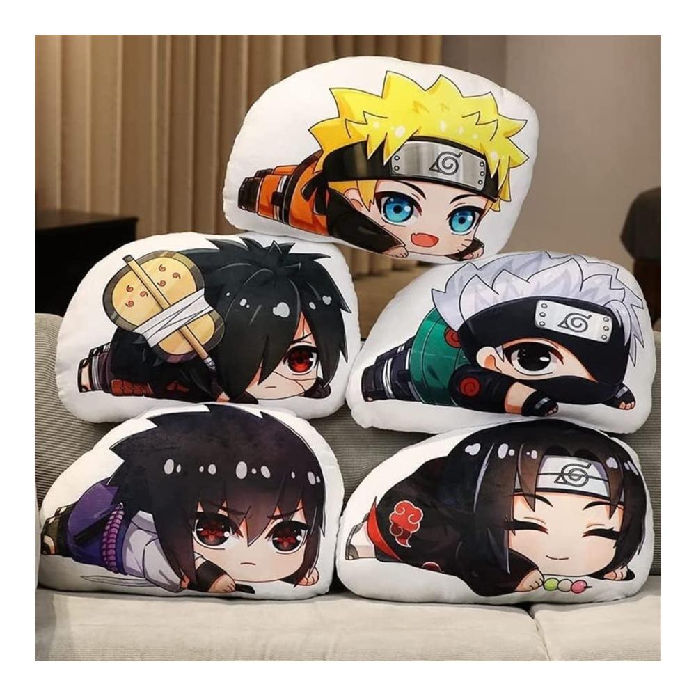 Erstaunliche Zierkissen Plüschkissen Anime Hatake Kakashi Cartoon-Rückenkissen mit doppelseitigem Wurfkissen weich gefülltes Kissen für Jungen und Mädchen. Perfekte Geschenke! (Farbe Uc