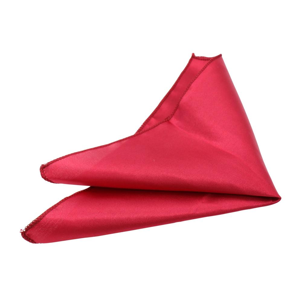 12er Set Stoffservietten mit Hohlsaum | 30x30cm | Rosé Satin für Party & Hochzeit | Tischdecke Zubehör | Premium Küchentextilien