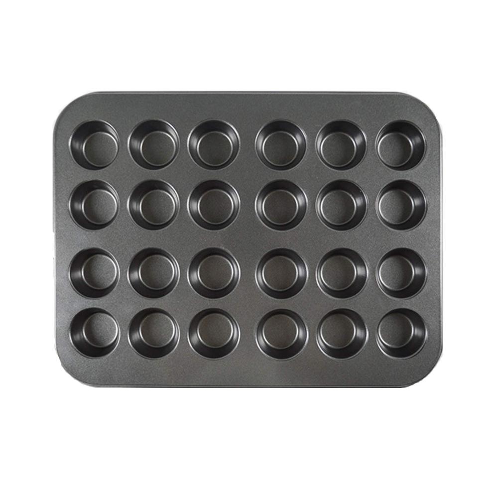 Antihaft Muffinblech für 24 Muffins | Backformen für Cupcakes Brownies Kuchen | Muffinform mit Antihaftbeschichtung | Leicht zu Reinigen | Ideal für Muffins und Puddings