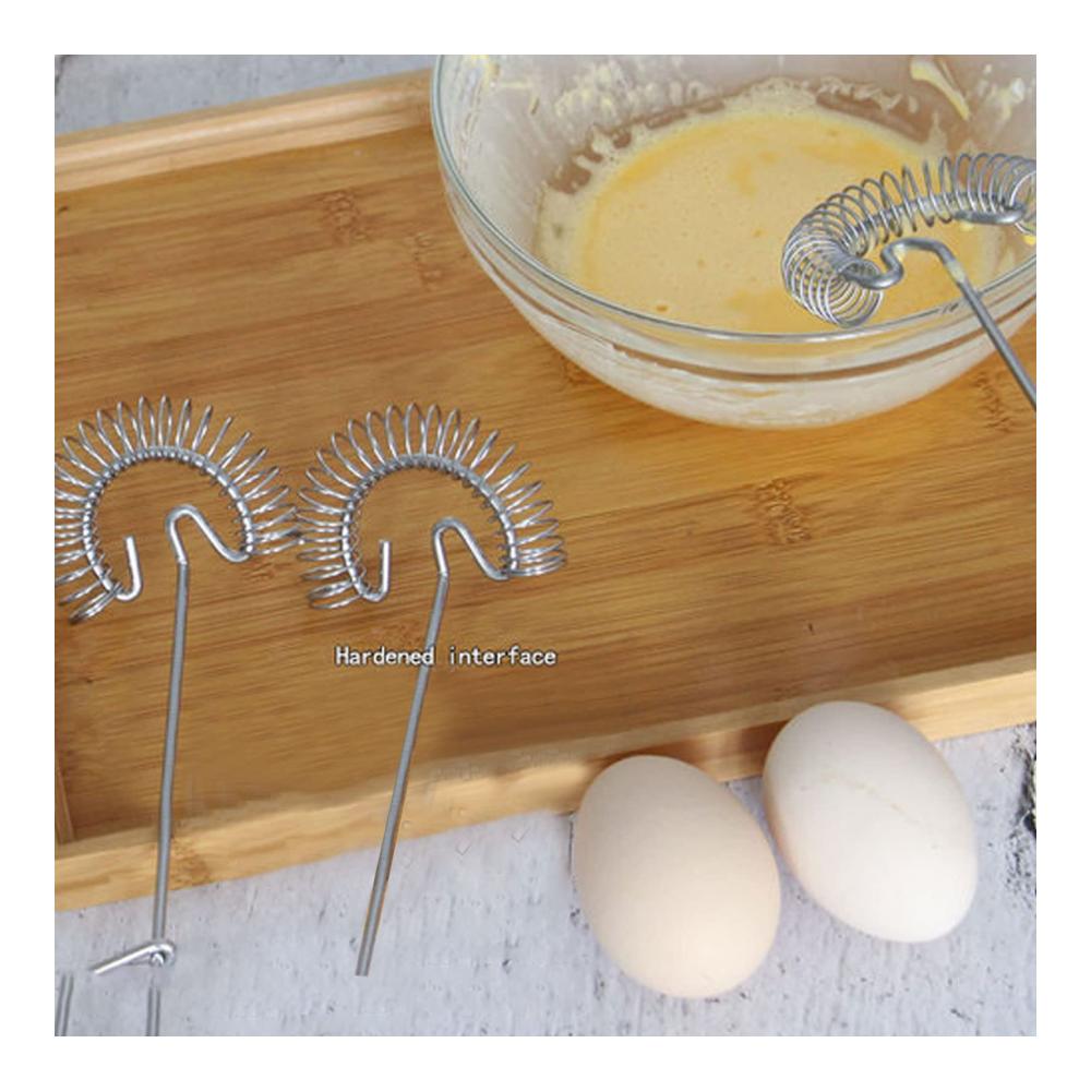 Entfesseln Sie die Kraft des Schneebesens! Edelstahl Eierschläger & Manueller Spiralbesen - Ihr ultimativer Küchenhelfer für perfektes Rühren Mixen und Schlagen. Ideal für Kaffee Saucen Milch und Backkreationen. Entdecken Sie die Freude am mühelosen Kochen und Backen