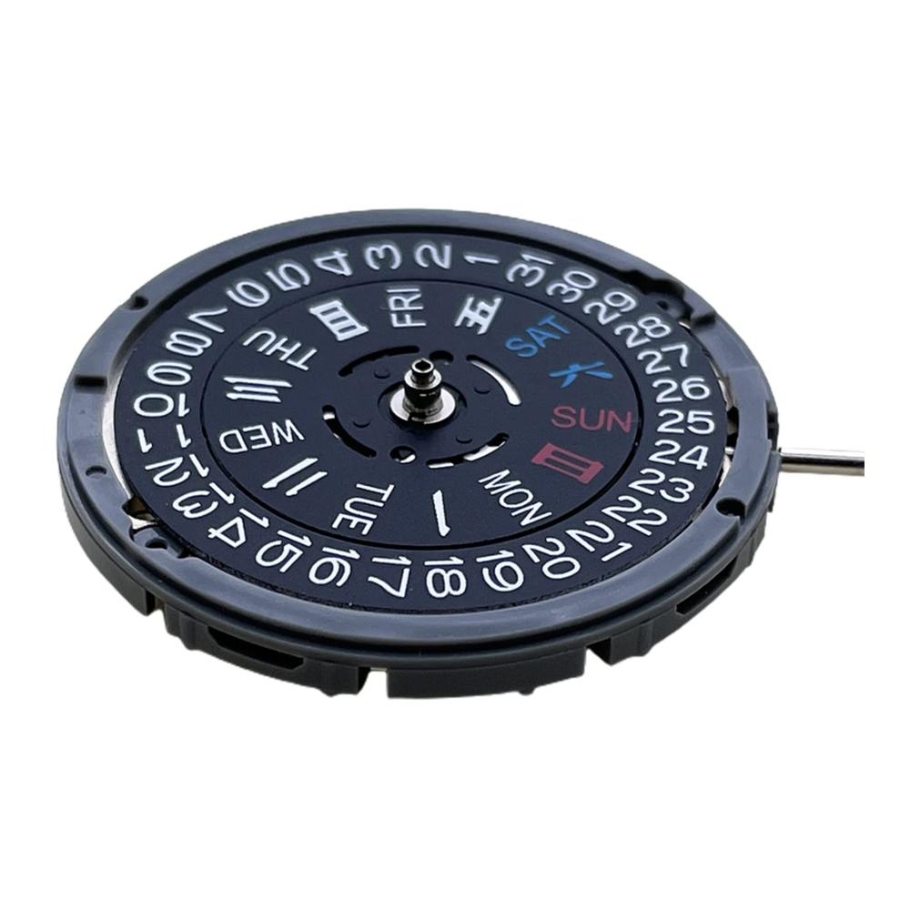 Entdecken Sie Präzision mit dem NH36 Uhrwerk | 24 Juwelen Krone bei 3 & 8 Uhr | Mechanische Uhr Ersatzbewegung für Diver MOD Sub | Schwarzes Datum Weiße Schrift | Upgrade für Ihre Zeitmessung