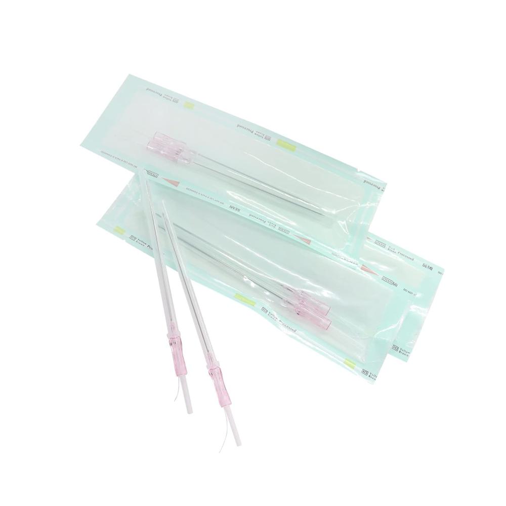 Entfesseln Sie Ihre Kreativität mit dem Präzisions-Nähset Acada PCL Zahnradgewinde 3D für Face & Body 360R bidirektionales Zahnrad Bullet Blunt 18G100 mm 20 Stück - Ideales Zubehör für perfekte Näharbeiten