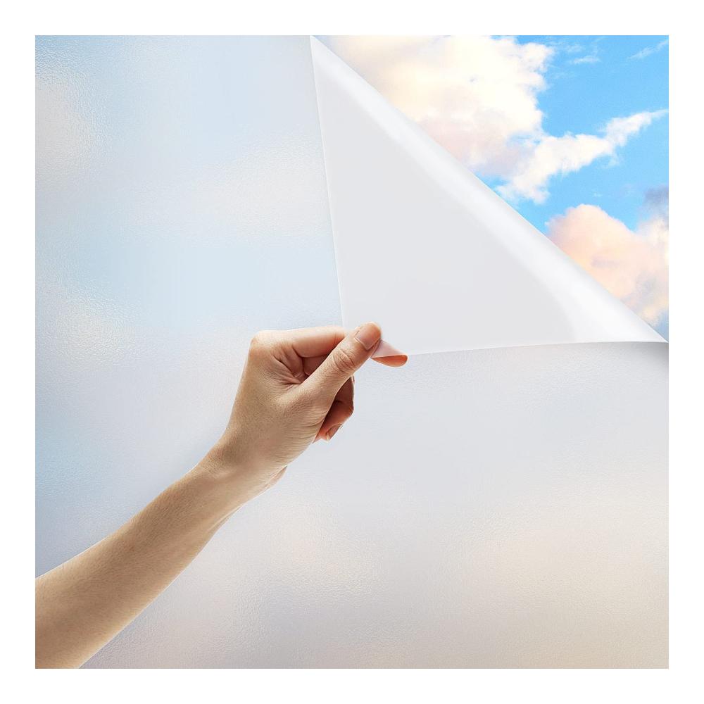 Entdecken Sie die neueste Innovation 2er Pack Fensterfolie Blickdicht Selbsthaftend | Sichtschutzfolie ohne Klebstoff | UV-Schutz | 90x500cm | Statisch Haftend für Zuhause & Büro | Leicht anzubringen