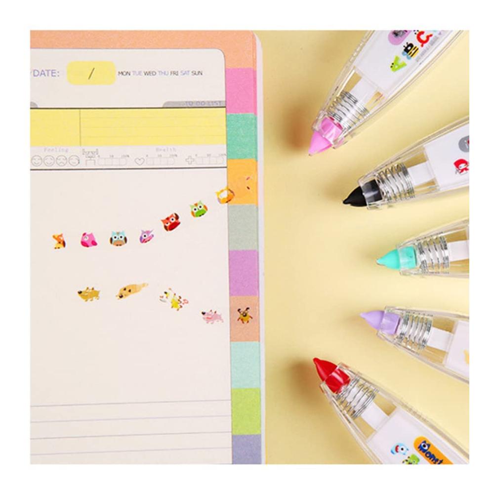 Entdecken Sie die Vielfalt mit unseren hochwertigen Klebebändern – 6er Set Lace Deko Tape Pens für DIY-Projekte kreative Cartoon- und Kawaii-Muster perfekt für Scrapbooking Tagebuchdekoration und Schulbedarf. Bringen Sie mit unseren neuartigen Stickern Frische in Ihre Bastelarbeiten
