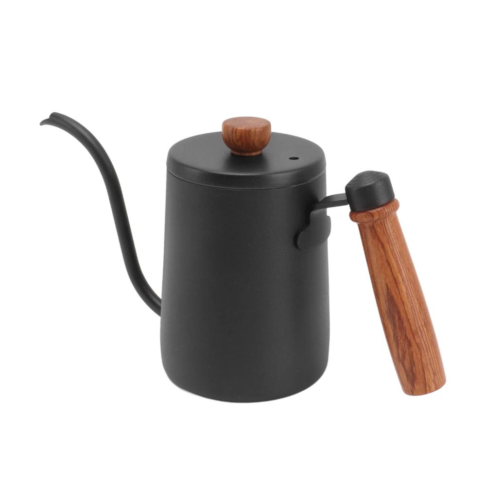 Genießen Sie perfekt gebrühten Kaffee - Edelstahl-Kaffeekessel mit Schwanenhalsauslauf für präzises Übergießen - Ideal für Kaffeemaschinen - 570 ml Kapazität