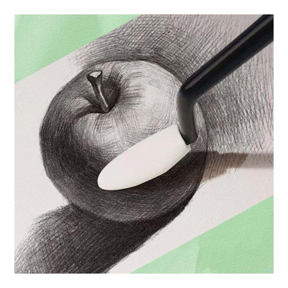 Professionelles 2-teiliges Malmesser-Set - 20 Schwammköpfe inklusive! Feine Kunst malen leicht gemacht mit Acrylfarben und Palettenmesser. Künstlerbedarf für präzise und kreative Kunstwerke