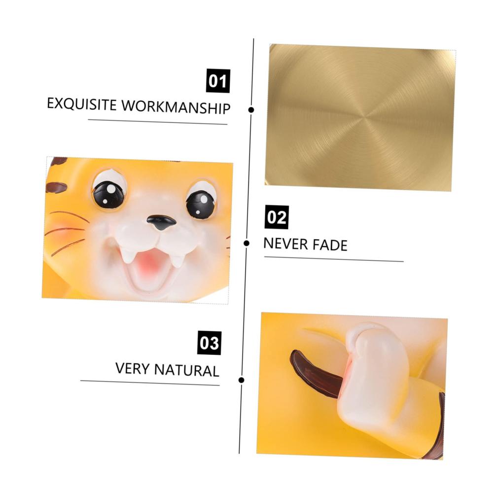 Entfachen Sie Ihren Stil Dekorative Tabletts für das Jahr des Tigers – Einzigartiges Tigertablett mit Charme für Süßigkeiten Snacks und mehr. Exquisite Karikaturen aus Harz ideal zur Aufbewahrung von Ohrringen und Ringen. Schmücken Sie Ihre Räume mit diesem faszinierenden Tigerornament