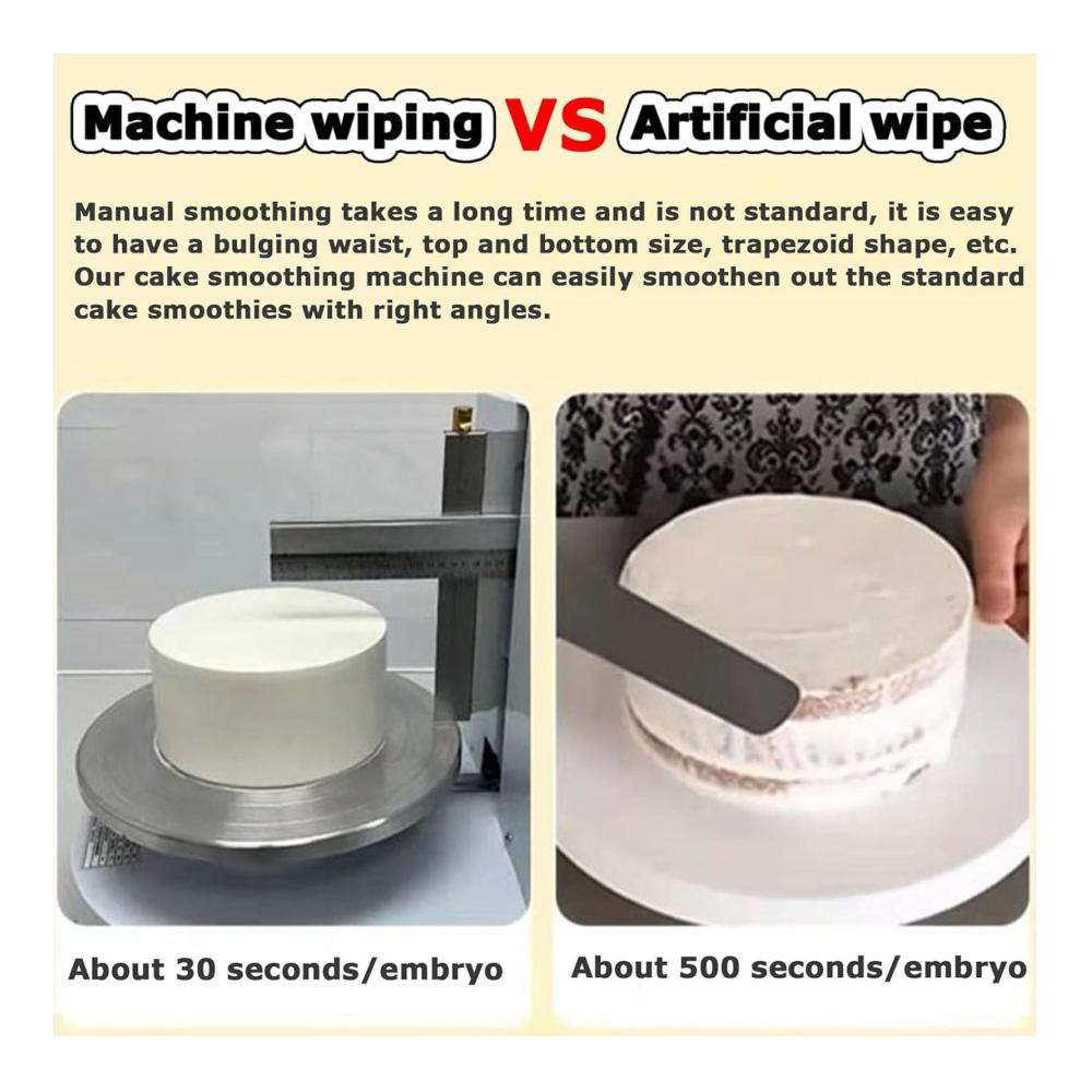 Sahnespender Automatischer Kuchen-Creme-Verteiler für perfekte Füllungen glatte Beschichtungen & kreative Dekorationen - Ideal für Partygebäck & Geburtstagskuchen