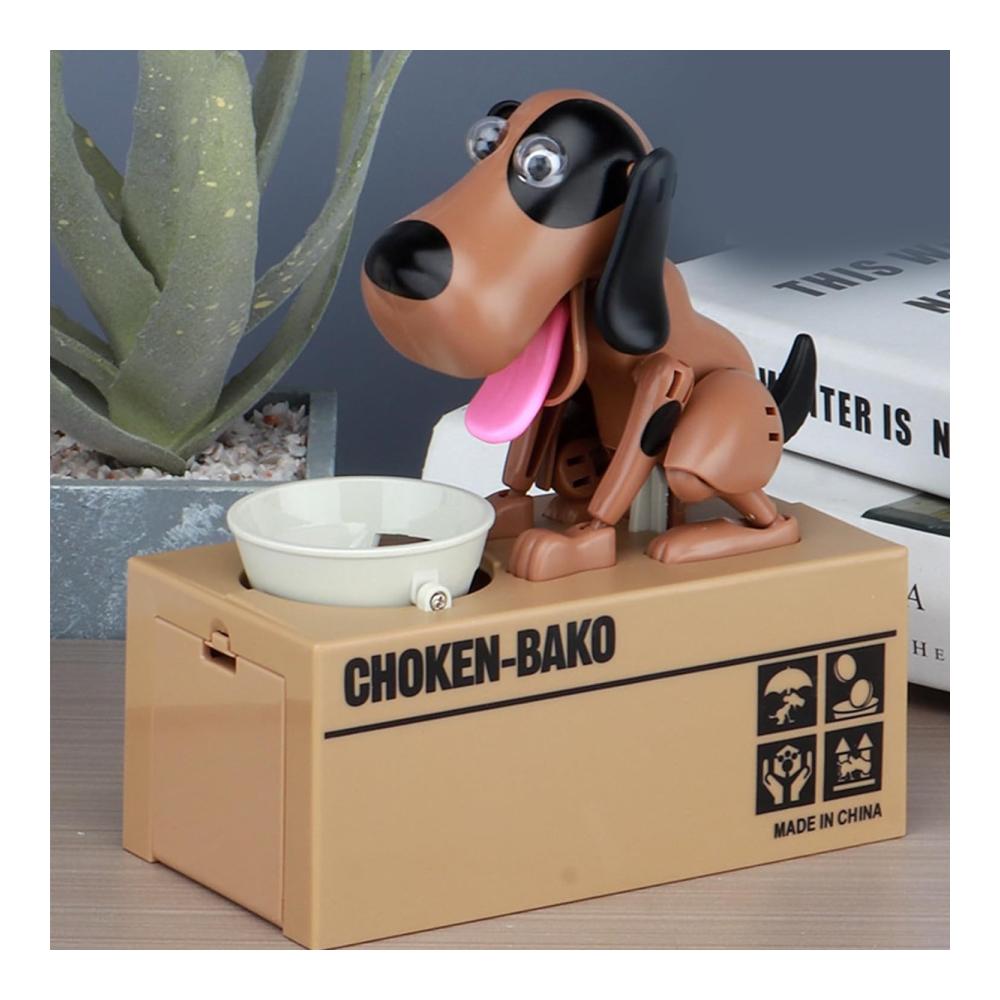 Interaktive Hund Sparbüchse | Lustige Münzsparbox für Kinder & Erwachsene | Dekoratives Wohnaccessoire und kreatives Spielzeug für Zuhause