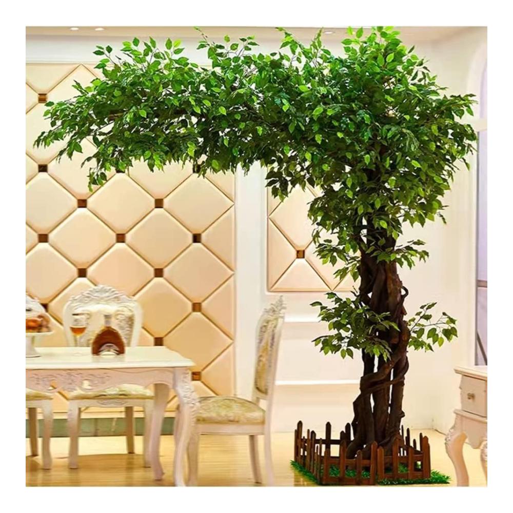 Entdecken Sie den Zauber der Natur mit unserem lebensechten Kunstbaum - 4 bis 9 Fuß hoch. Künstlicher Baum mit echten Holzstielen und realistischen Blättern. Bringen Sie Natur in Ihr Zuhause