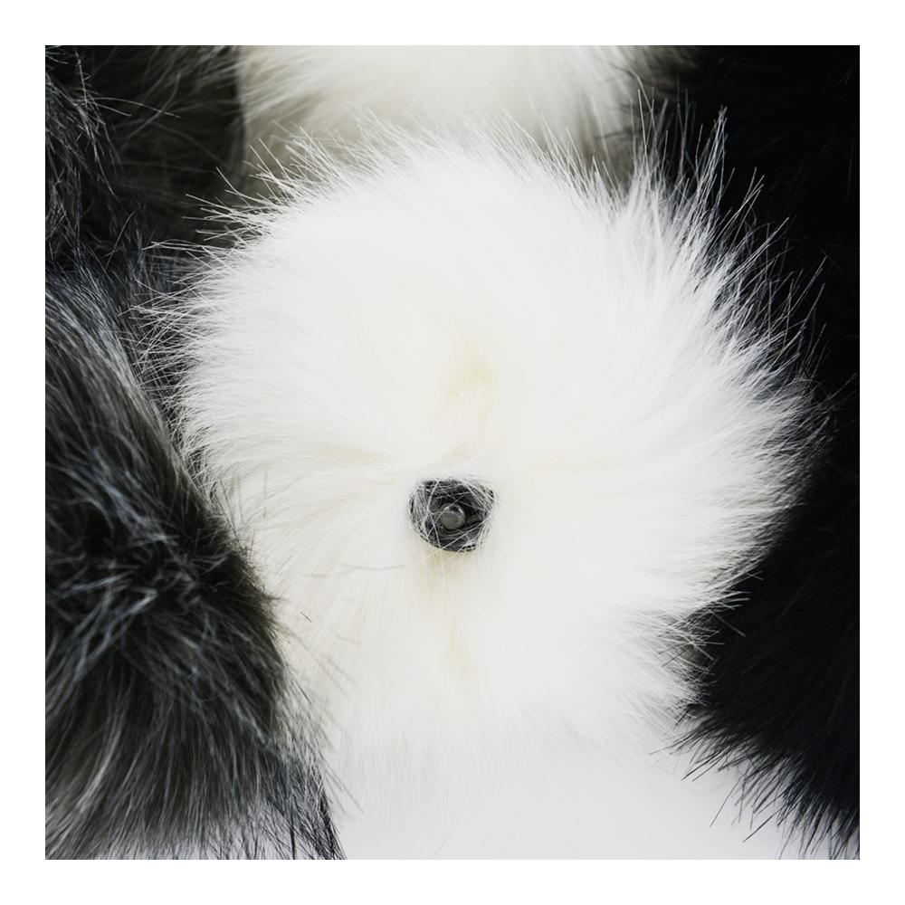 Strick- & Häkelzubehör Extra Großer 5.5-Zoll-Kunstfellbommel (14-15 cm) für Mützen - Weicher Pelzbommel für kreative Pom-Pom-Kreationen - Hochwertiges Fake-Fur-Zubehör