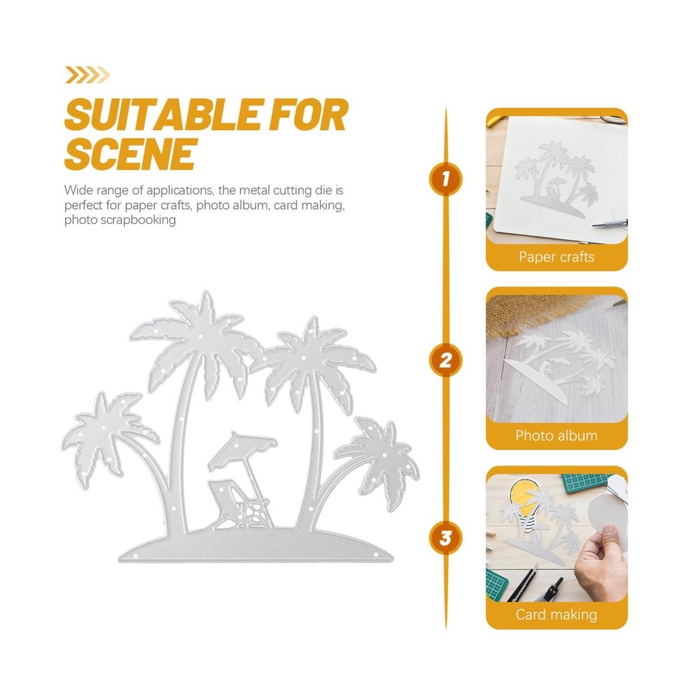 Hochzeits Sammelalbum Fotoalbum Scrapbooking-Werkzeug Palmenform Stanzform für Dekoratives Papier - Kreative Gestaltung mit exotischem Flair