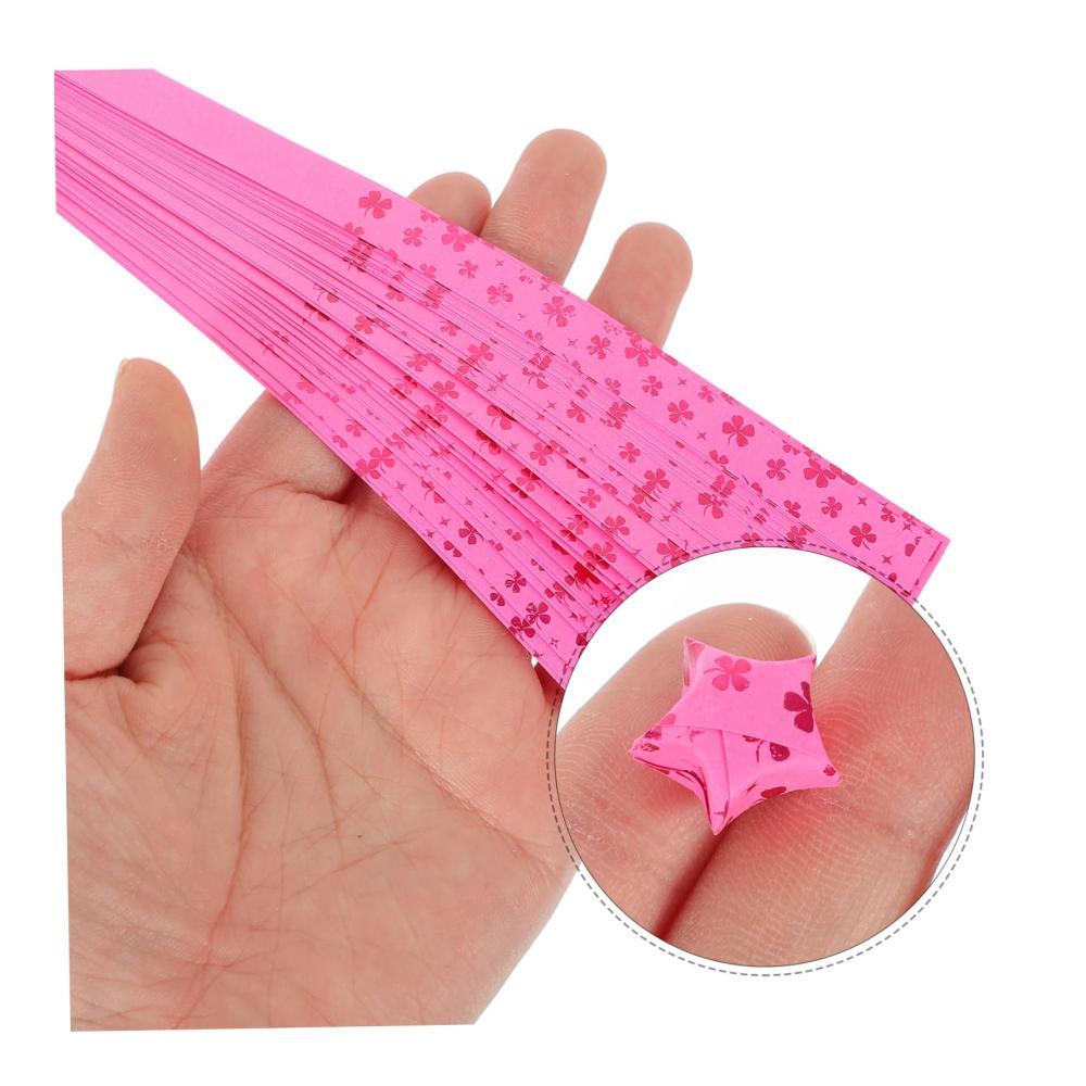 Origami-Papier 100 farbige Sterne für Weihnachtsdekoration Basteln & Geschenke - inkl. Anleitung für 10 festliche Origami-Weihnachtsgeschenke