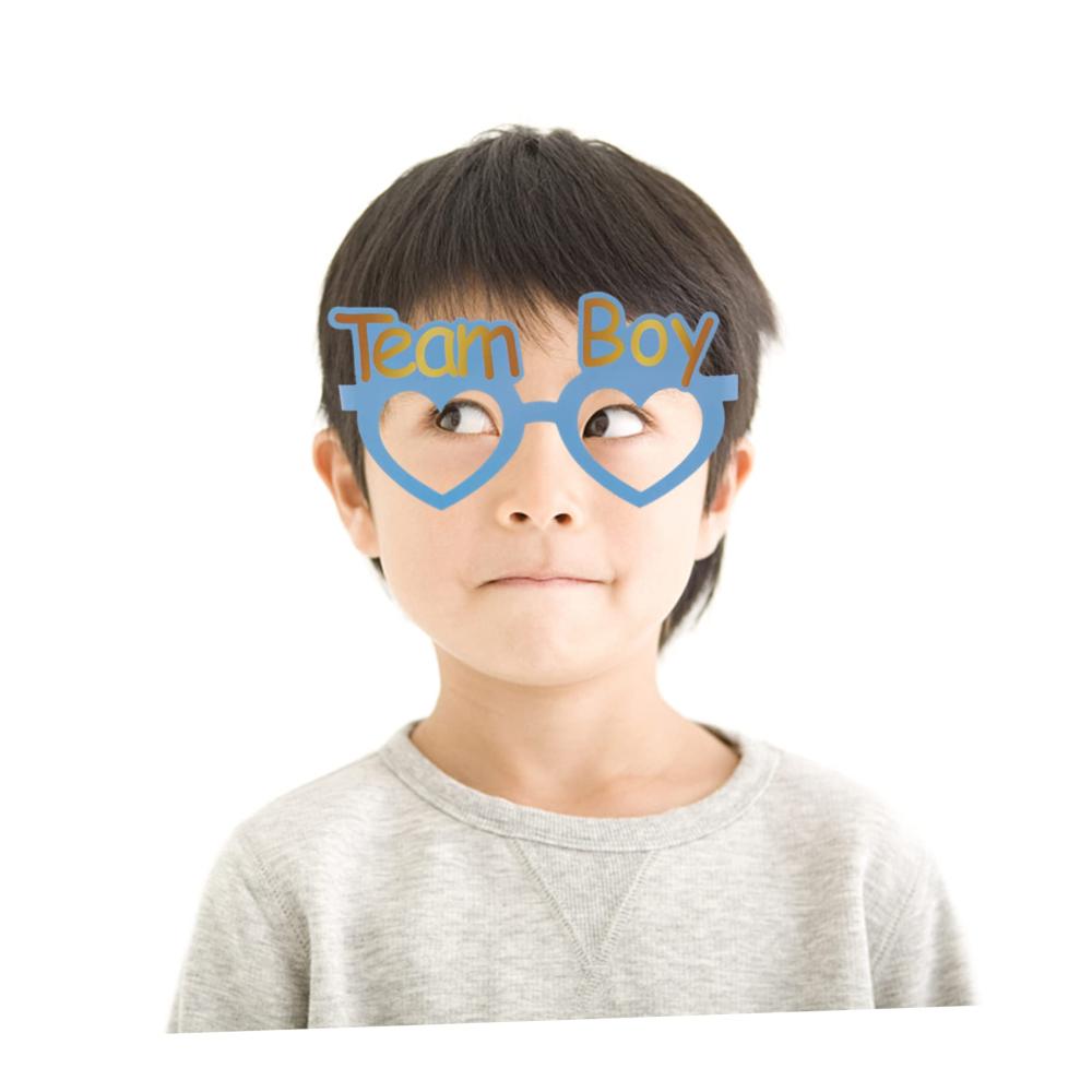 Partyfotoautomat Zubehör 8 Stk. Rosa Schnapsgläser mit Flippiger Sonnenbrille & Babyaufklebern - Perfekte Abschlussballdekorationen für Mädchen & Jungen