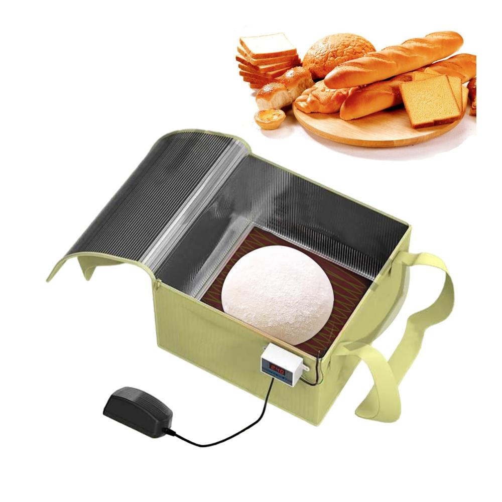 Professionelles Gärkörbchen mit Temperaturkontrolle für perfektes Backen und Fermentieren - Idealer Brot- und Joghurthersteller mit Niedrigtemperatur-Heizung