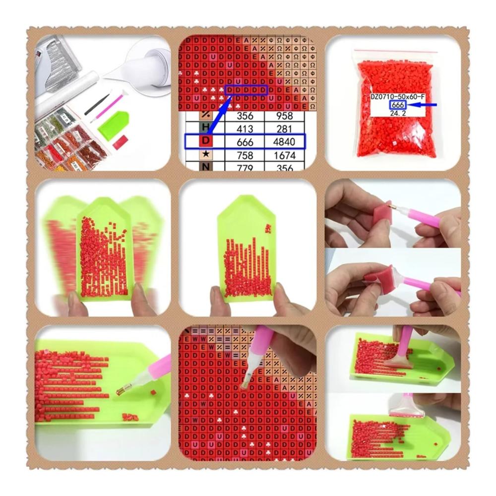 Entdecken Sie die Magie des DIY mit unseren Bausätzen für Diamantmalerei! 3-teiliges Set für Erwachsene Abstrakte Geometrie in 5D 30x50cm pro Stück. Perfekt für Wanddekoration