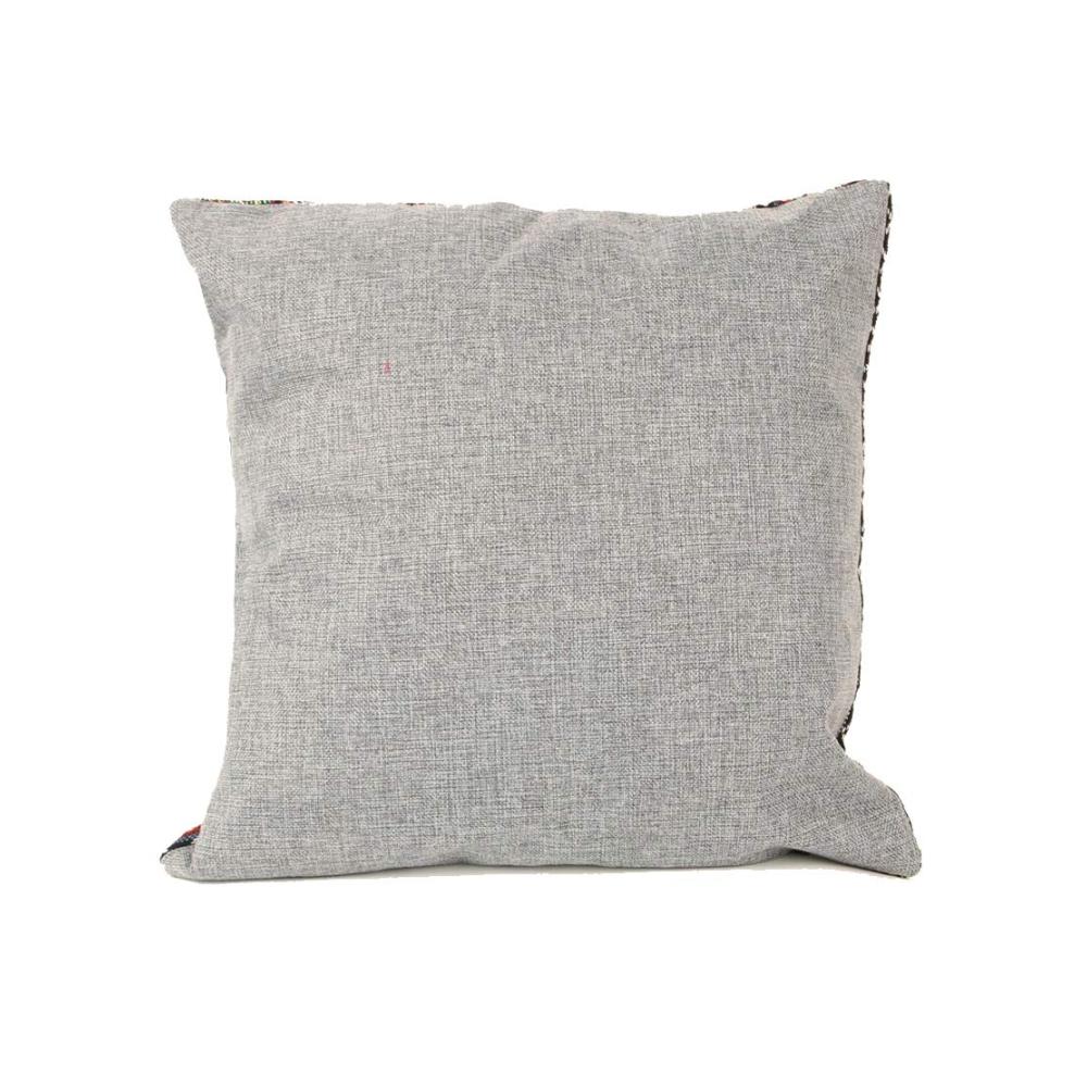 Boho Chic 2er-Set Zierkissenbezüge im Mexiko-Stil | Dekorative Retro-Streifen | Mehrfarbige Sofakissenbezüge 18x18 | Handgefertigte Akzente für Ihr Zuhause