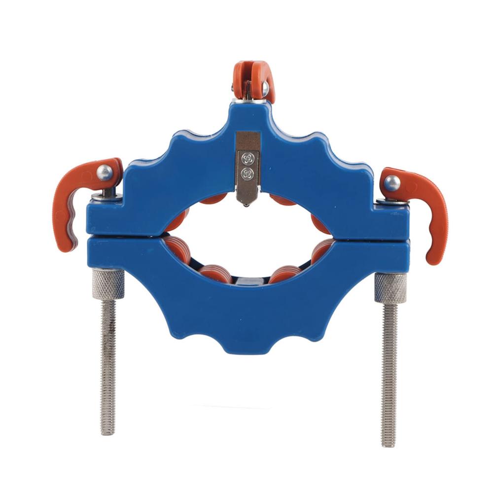 Professioneller Glasflaschenschneider - Schneidewerkzeug-Set für Wein- und Bierflaschen - Runde Flaschenschneidemaschine mit Zubehör - DIY-Glaswerkzeug zum präzisen Schneiden von Flaschen (Blau