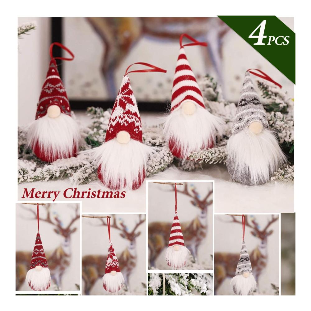 8 Stück Weihnachtsbaum Anhänger Set - Christbaumschmuck Wichtel - Klein und farbenfroh - Perfekt für festliche Dekorationen - Zufällige Farbauswahl - Hochwertiger Weihnachtsbaumschmuck