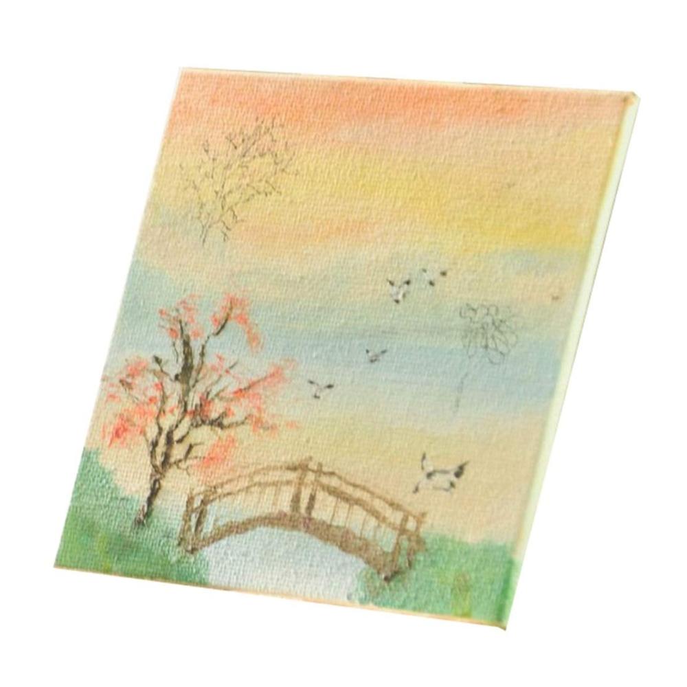 Erwecken Sie Ihre Kreativität mit N/A 6er-Set 15 cm Mini Keilrahmen quadratisch gespannte Kunstleinwand (152 cm) - Perfekt für Acryl-Ölgemälde! Leere Leinwand Rahmen für einzigartige Meister