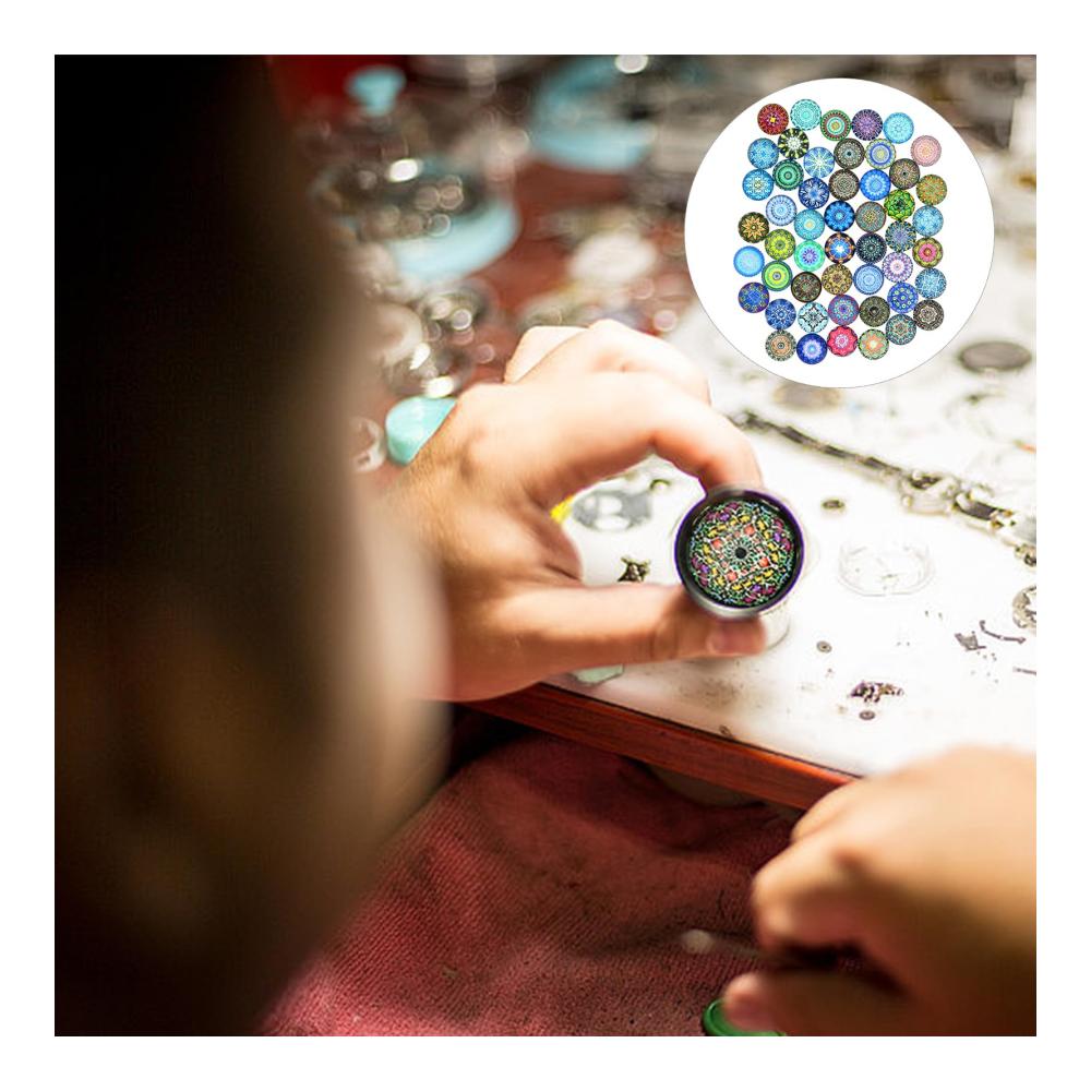 Erstellen Sie mit DragonX2 Granulaten DIY-Kunstwerke 100 Stück 16mm bunte Glasnuggets für Kinder. Perfekt für Schmuckherstellung und Bastelprojekte