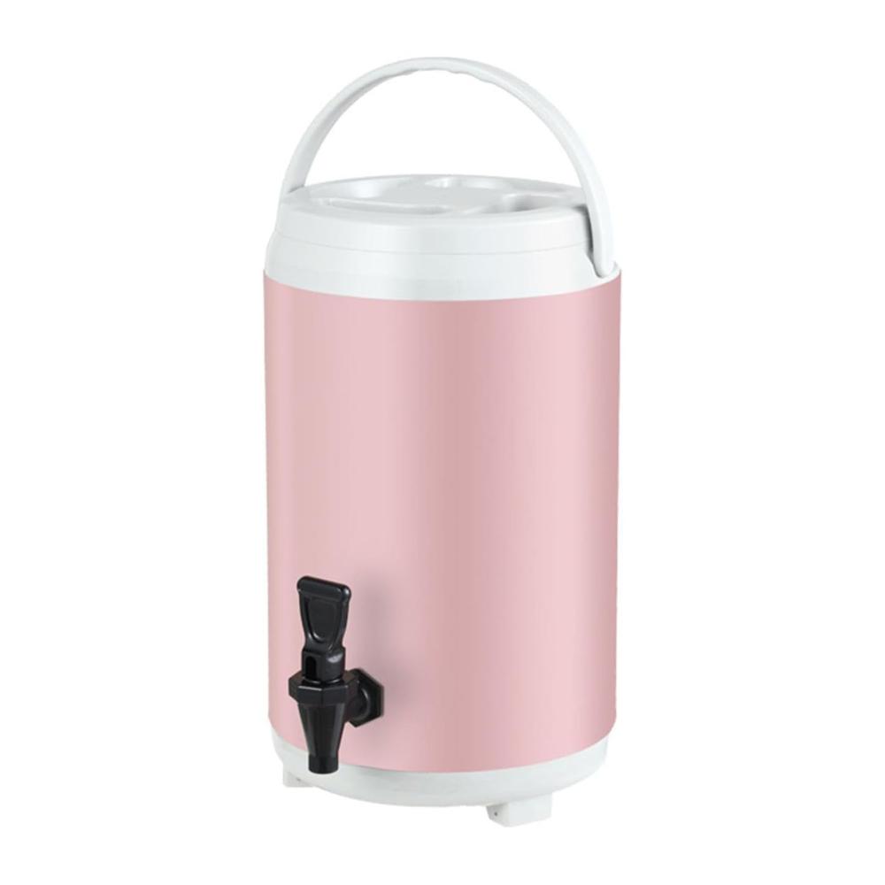 Hochwertige Edelstahl-Thermosflasche mit Wasserhahn für heiße & kalte Getränke | Isolierter Getränkespender für Kaffee Tee Wasser Milch & Saft | 12L Kapazität
