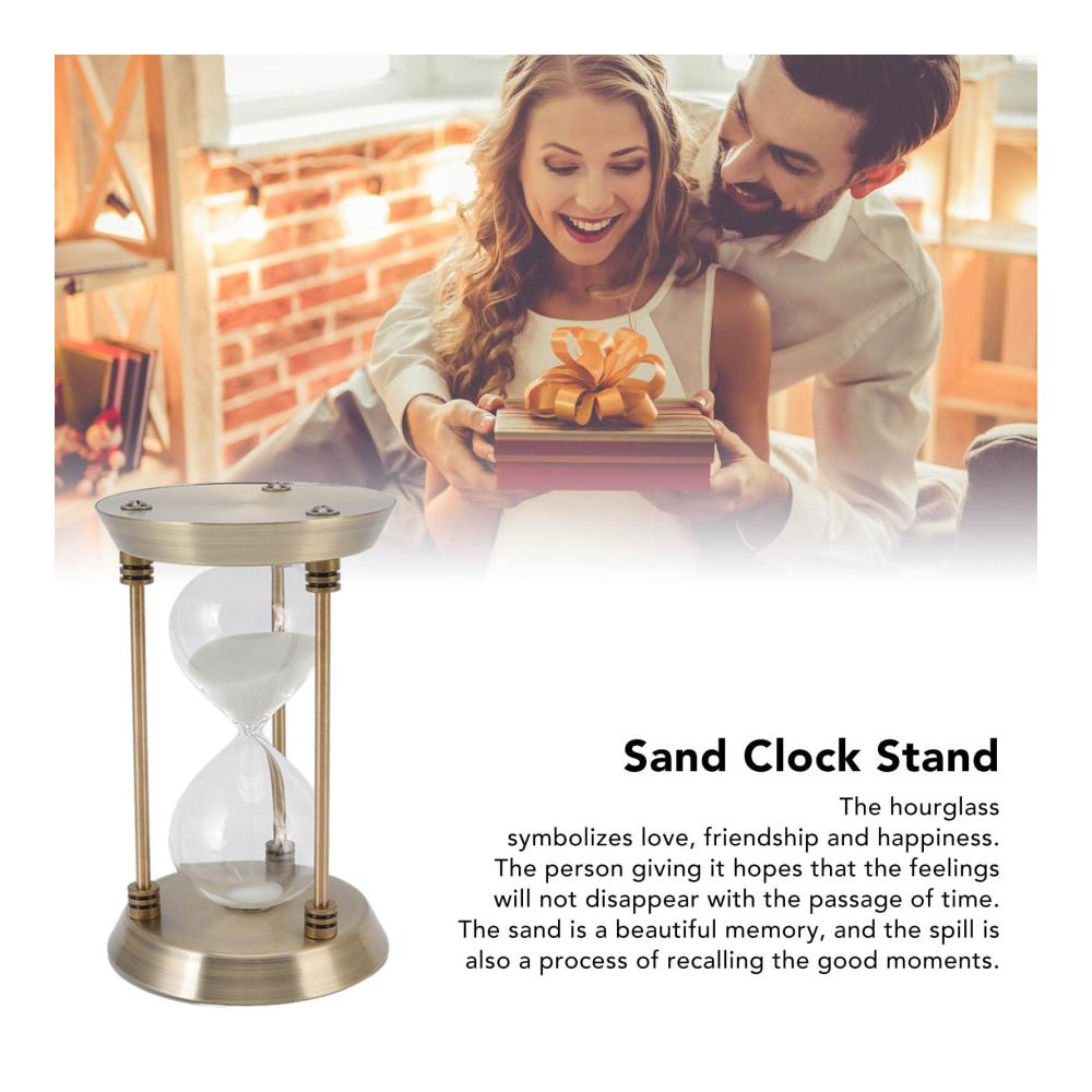 Entdecken Sie die Zeit mit Eleganz Eieruhren-Sanduhr aus hochwertigem Eisen und Glas 15 Minuten Timer stilvolles Heimdekor und Büro-Accessoire ideales Geschenk für jede Gelegenheit