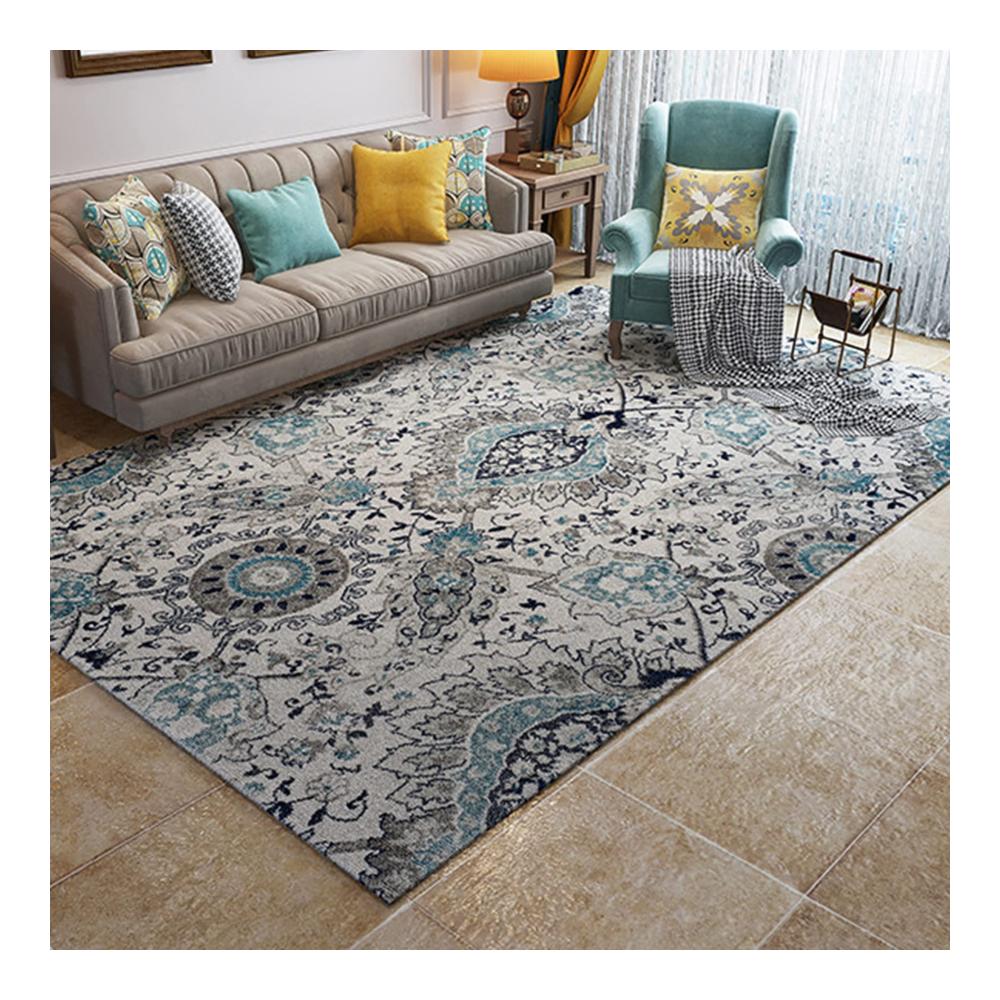 Genießen Sie warme Schritte Beheizter Teppich für Läufer - Retro Design mit Infrarot-Technologie - Ideal für Wohn- und Schlafzimmer - 105 cm x 190 cm