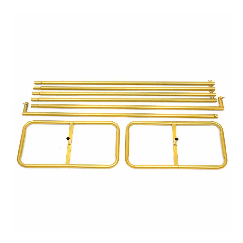 Romantischer Hochzeitstürbogen - Schmiedeeisen Dekoration für Zeremonie & Jubiläum - Metallbogen 6.5FT - Perfekt für Braut Geburtstagsfeier & mehr
