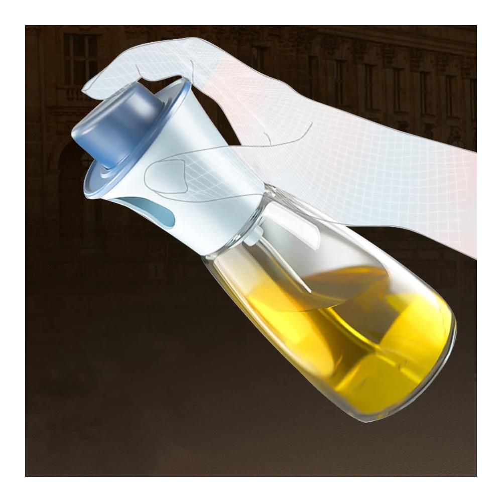 Ausgießer für die Flasche - Sprühflasche Ölsprüher Sodaglas 180ml - Nachfüllbarer Ölsprüher für Küche - Auslaufsicherer Spender für Salat Kochen Backen BBQ - Praktisches Küchenzubehör