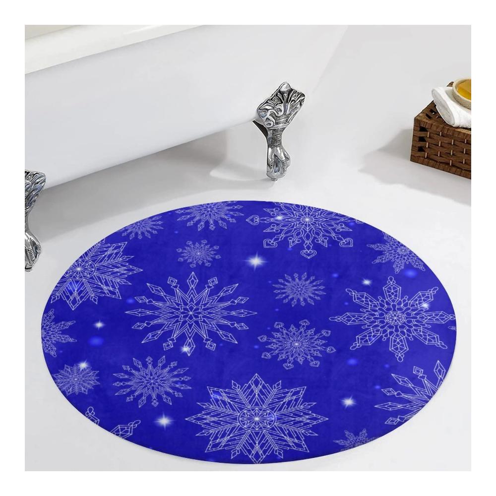 Entzückende weiße Schneeflocken Teppiche Weich flauschig & perfekt für Schlafzimmer Wohnzimmer Kinderzimmer & Mädchen. Ideale